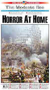 Click on the USA newspaper front page headlines and covers pictures for a larger newspaper cover image from the week of 9-11-2001.