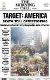 Click on the USA newspaper front page headlines and covers pictures for a larger newspaper cover image from the week of 9-11-2001.