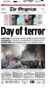 Click on the USA newspaper front page headlines and covers pictures for a larger newspaper cover image from the week of September 11, 2001.