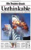 Click on the USA newspaper front page headlines and covers pictures for a larger newspaper cover image from the week of September 11, 2001.