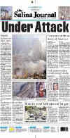 Click on the USA newspaper front page headlines and covers pictures for a larger newspaper cover image from the week of September 11, 2001.