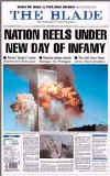 Click on the USA newspaper front page headlines and covers pictures for a larger newspaper cover image from the week of September 11, 2001.