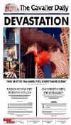 Click on the USA newspaper front page headlines and covers pictures for a larger newspaper cover image from the week of September 11, 2001.