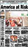 Click on the USA newspaper front page headlines and covers pictures for a larger newspaper cover image from the week of September 11, 2001.