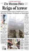 Click on the USA newspaper front page headlines and covers pictures for a larger newspaper cover image from the week of 9-11-2001.