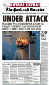 Click on the USA newspaper front page headlines and covers pictures for a larger newspaper cover image from the week of 9-11-2001.