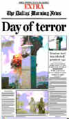 Click on the USA newspaper front page headlines and covers pictures for a larger newspaper cover image from the week of 9-11-2001.