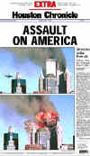 Click on the USA newspaper front page headlines and covers pictures for a larger newspaper cover image from the week of September 11, 2001.