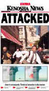 Click on the USA newspaper front page headlines and covers pictures for a larger newspaper cover image from the week of 9-11-2001.