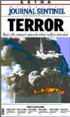 Click on the USA newspaper front page headlines and covers pictures for a larger newspaper cover image from the week of 9-11-2001.