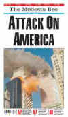 Click on the USA newspaper front page headlines and covers pictures for a larger newspaper cover image from the week of 9-11-2001.