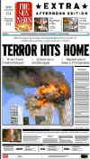 Click on the USA newspaper front page headlines and covers pictures for a larger newspaper cover image from the week of 9-11-2001.