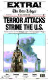 Click on the USA newspaper front page headlines and covers pictures for a larger newspaper cover image from the week of September 11, 2001.