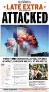 Click on the USA newspaper front page headlines and covers pictures for a larger newspaper cover image from the week of September 11, 2001.