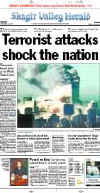 Click on the USA newspaper front page headlines and covers pictures for a larger newspaper cover image from the week of September 11, 2001.