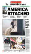 Click on the USA newspaper front page headlines and covers pictures for a larger newspaper cover image from the week of September 11, 2001.