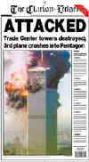 Click on the USA newspaper front page headlines and covers pictures for a larger newspaper cover image from the week of September 11, 2001.