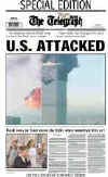 Click on the USA newspaper front page headlines and covers pictures for a larger newspaper cover image from the week of 9-11-2001.