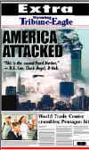 Click on the USA newspaper front page headlines and covers pictures for a larger newspaper cover image from the week of September 11, 2001.