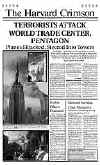 Click on the USA newspaper front page headlines and covers pictures for a larger newspaper cover image from the week of September 11, 2001.