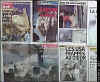 Click on the newspaper front page headlines photo for a larger image. On September 11 and 12, 2001 the world's newspapers print special editions and the world reads about the terrorist attacks on New York City and The Pentagon on 9-11-2001.