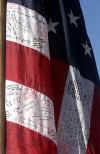 Click on the December 2001 American flag photo for a larger image.