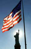 Click on the December 2001 American flag photo for a larger image.