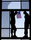 Click on the December 2001 American flag photo for a larger image.