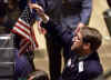 Click on the December 2001 American flag photo for a larger image.