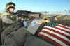 Click on the December 2001 American flag photo for a larger image.