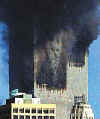 Click on the WTC face in the smoke image for a larger image. Images are Mark D. Phillips and Stellar Images.