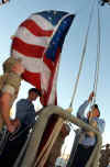 Click on the December 2001 American flag photo for a larger image.