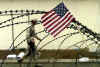 Click on the December 2001 American flag photo for a larger image.