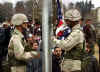 Click on the December 2001 American flag photo for a larger image.