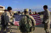 Click on the December 2001 American flag photo for a larger image.