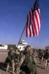 Click on the December 2001 American flag photo for a larger image.