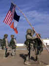 Click on the November 2001 American flag photo for a larger image.