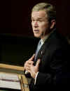 Click on the photos and pictures of President George W. Bush at the United Nations for a larger image.