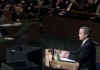 Click on the photos and pictures of President George W. Bush at the United Nations for a larger image.