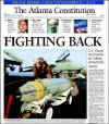 Click on the newspaper headline images of October 7-8, 2001 for a larger image.