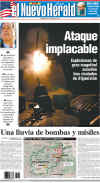 Click on the newspaper headline images of October 7-8, 2001 for a larger image.