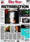 Click on the newspaper headline images of October 7-8, 2001 for a larger image.