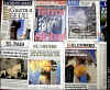 On September 11 and 12, 2001 the world's newspapers print special editions and the world reads about the terrorist attacks on New York City and The Pentagon on 9-11-2001.