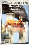 Click on the newspaper front page headlines photo for a larger image. On September 11 and 12, 2001 the world's newspapers print special editions and the world reads about the terrorist attacks on New York City and The Pentagon on 9-11-2001.