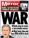 Click here to see September 11, 2001 world newspaper headlines.