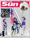 Click on the newspaper front page headlines photo for a larger image. On September 11 and 12, 2001 the world's newspapers print special editions and the world reads about the terrorist attacks on New York City and The Pentagon on 9-11-2001.