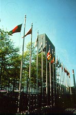 United Nations Building in New York City.