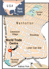 Graphics and images are  The Washington Post. Click on the graphics for a larger image. On September 11, 2001 terrorists attack the World Trade Center towers in New York City.